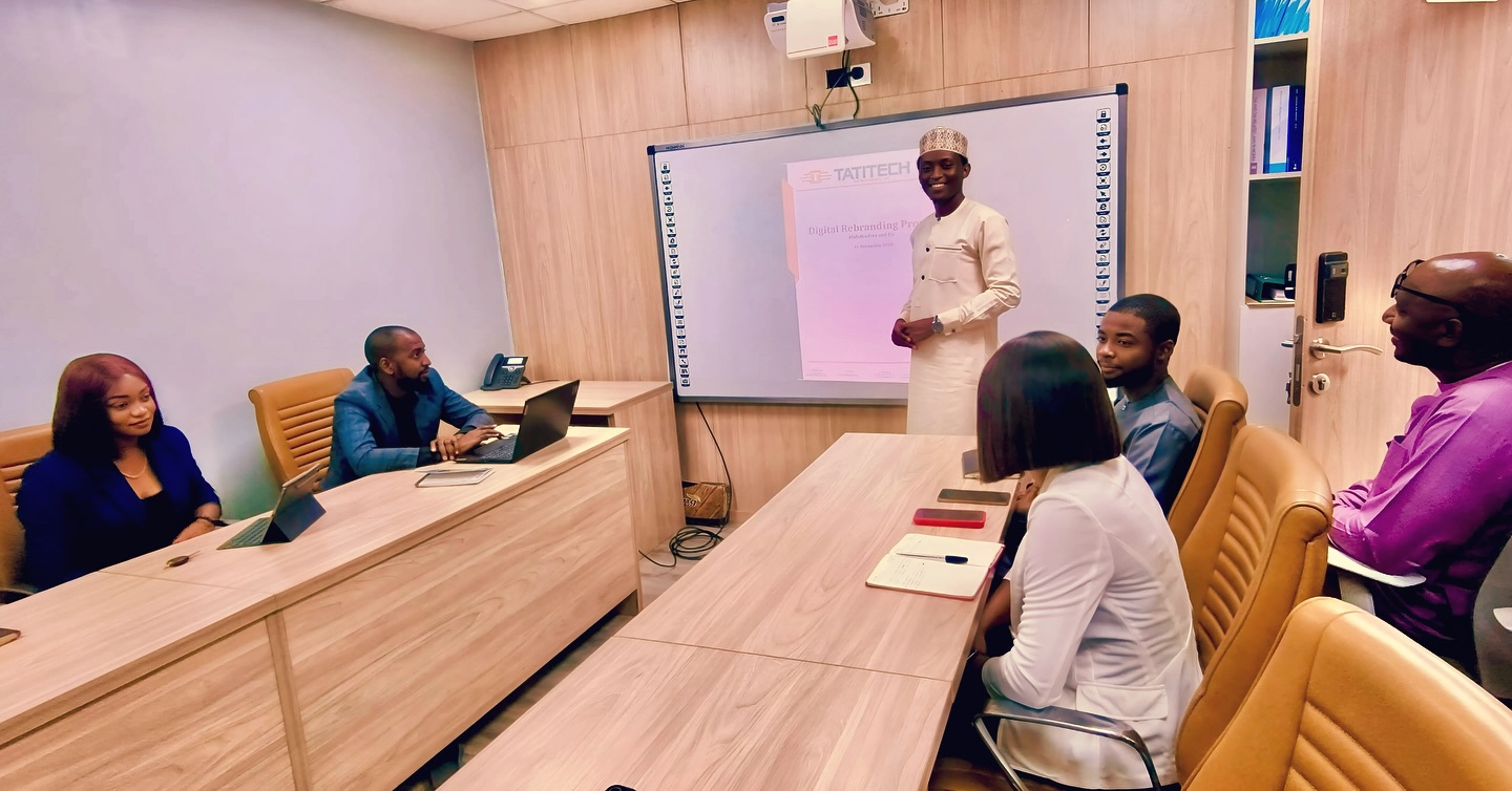 Tatitech md at the board meeting